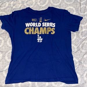 LA dodgers World Series champ shirt Size Large
